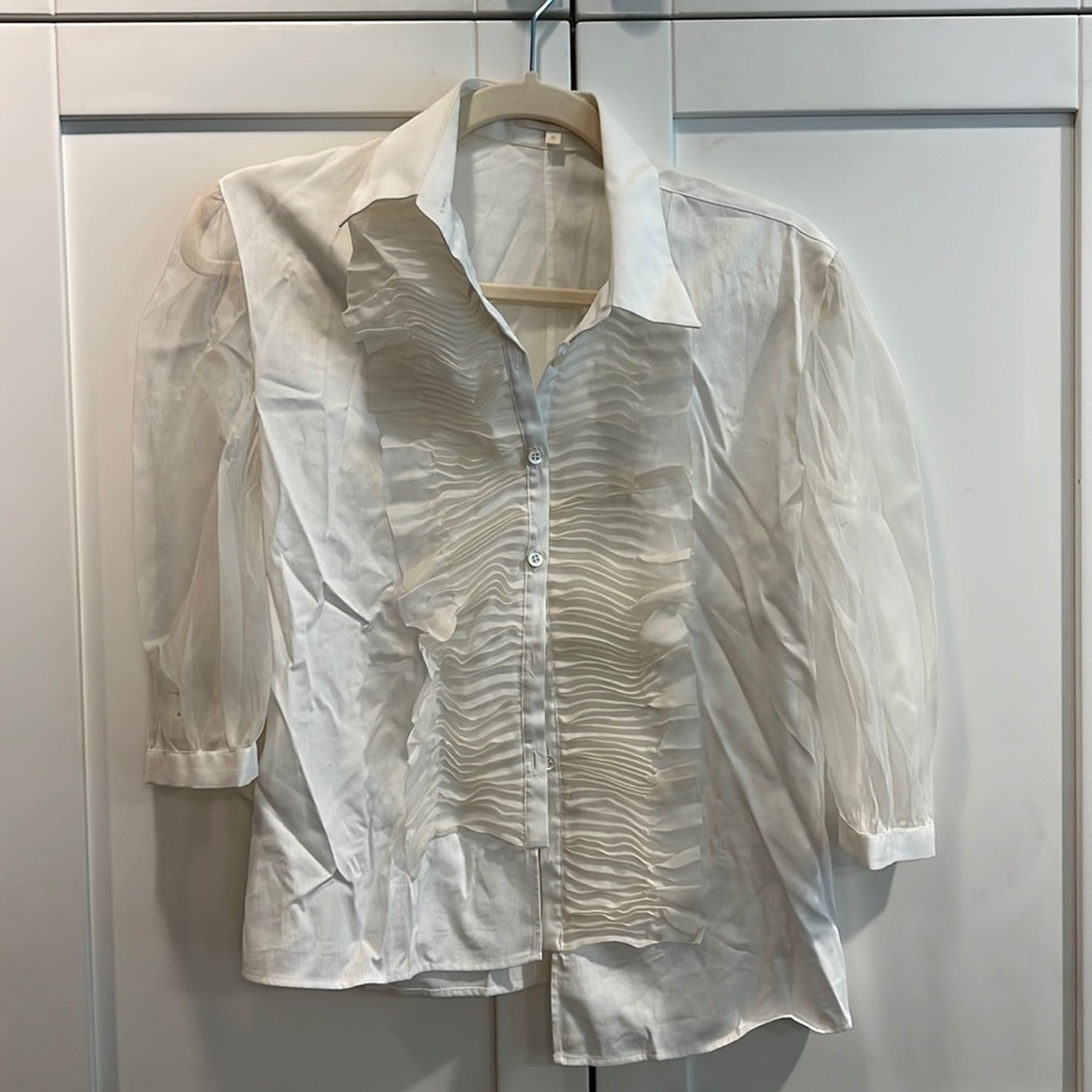 Valentino White Blouse